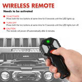 NNEDSZ Winch Solenoid Relay Wiring Controller 500A 12V and 150ft Wireless Remote 4T Block Pulley