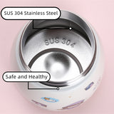 NNEDSZ 1000ml Large Water Bottle Stainless Steel Straw Water Jug with FREE Sticker Packs (Pink)