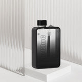 NNEDSZ A5 Flat Water Bottle for Warm Drink ( Black )
