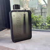 NNEDSZ A5 Flat Water Bottle for Warm Drink ( Black )