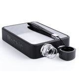 NNEDSZ A5 Flat Water Bottle for Warm Drink ( Black )