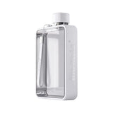 NNEDSZ A5 Flat Water Bottle for Warm Drink ( White )
