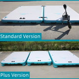 NNEDSZ Inflatable Floating Fishing Dock Platform For Adults And Children - Plus Version