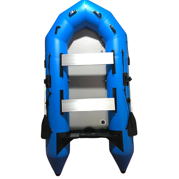 NNEDSZ 2.3M ( Blue ) Inflatable Boat Dinghy Tender Pontoon Rescue & Dive Boat Fishing Boat With Hard Air-Deck Floor