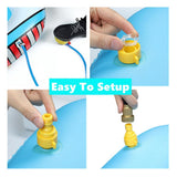 NNEDSZ Inflatable Sprinkler Pool for Kids - Spaceship