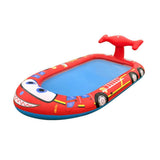 NNEDSZ Inflatable Sprinkler Pool for Kids - Fire Engine