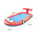 NNEDSZ Inflatable Sprinkler Pool for Kids - Fire Engine