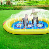 NNEDSZ Inflatable Sprinkler Pool for Kids - Submarine