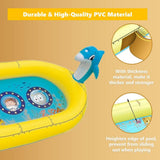 NNEDSZ Inflatable Sprinkler Pool for Kids - Submarine