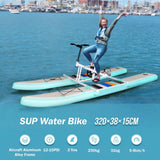 NNEDSZ SUP Water Bike Water Bikes with Paddle Board Portable Waterbike