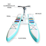 NNEDSZ SUP Water Bike Water Bikes with Paddle Board Portable Waterbike