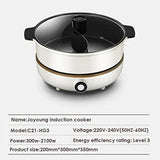 NNEDSZ Joyoung IH Induction Cooker with Hot Pot C21-CL01, 300W-2100W Adjustable Power Supply, Separated Pot and Stove