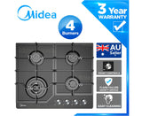 NNEDSZ Gas Glass Cooktop 60cm Black