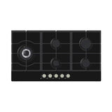 NNEDSZ Gas Glass Cooktop 90cm Black