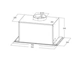 NNEDSZ Undermount Rangehood 52cm