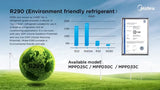 NNEDSZ Midea Portable Air Conditioner Cooling 4KW