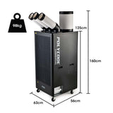 NNEDSZ POLYCOOL 6.5kW Portable Industrial Spot Cooler, with Triple Cooling Ducts, 15A Plug