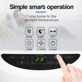 NNEDSZ CARSON 3in1 Portable Air Conditioner 6000BTU Mobile Fan Cooler Cooling