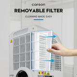 NNEDSZ CARSON 3-in-1 Portable Air Conditioner Dehumidifier Fan Cooler Aircon 7000 BTU