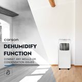 NNEDSZ CARSON 3-in-1 Portable Air Conditioner Dehumidifier Fan Cooler Aircon 7000 BTU