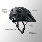 NNEDSZ VALK Mountain Bike Helmet Medium 56-58cm MTB Bicycle Cycling Safety Accessories