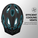 NNEDSZ VALK Mountain Bike Helmet Medium 56-58cm MTB Bicycle Cycling Safety Accessories