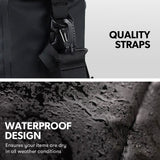 NNEDSZ VALK 25L Pannier Bike Bag Saddlebag Rear Bicycle Waterproof Storage Black