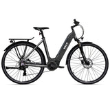 NNEDSZ Valk Metro ST 5 + Electric Bike, Mid-Drive, Step-Through, Medium, Dark Grey
