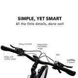 NNEDSZ Valk Metro ST 5 + Electric Bike, Mid-Drive, Step-Through, Medium, Dark Grey