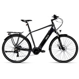 NNEDSZ VALK Metro TR 5 + Electric Hybrid Bike, Gen II, Mid-Drive, Medium, Dark Grey