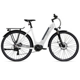 NNEDSZ Valk Metro ST 5 + Electric Bike, Mid-Drive, Step-Through, Medium, White