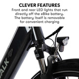 NNEDSZ Valk Metro ST 5 + Electric Bike, Mid-Drive, Step-Through, Medium, White