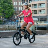 NNEDSZ VALK Shuttle 5 Electric Folding Bike, Gen II, 20" Tyres, Shimano 7-Speed, Dark Grey