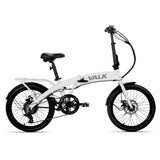 NNEDSZ VALK Shuttle 5 Electric Folding Bike, Gen II, 20" Tyres, Shimano 7-Speed, White