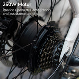 NNEDSZ VALK Shuttle 5 Electric Folding Bike, Gen II, 20" Tyres, Shimano 7-Speed, White