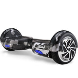NNEDSZ Electric Hoverboard Scooter 6.5 Inch Wheels, Colour LED Lighting, Carry Bag, Gen III Camo Grey