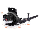 NNEDSZ MTM 65CC Petrol Backpack Leaf Blower - Commercial 2 Stroke Garden Yard Tool Back