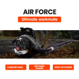 NNEDSZ MTM 65CC Petrol Backpack Leaf Blower - Commercial 2 Stroke Garden Yard Tool Back