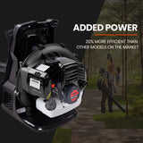 NNEDSZ MTM 65CC Petrol Backpack Leaf Blower - Commercial 2 Stroke Garden Yard Tool Back