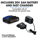 NNEDSZ POWERBLADE BW4 20V Cordless Electric Leaf Blower Kit, with Battery and Fast Charger