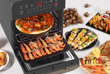 NNEDSZ EUROCHEF 16L Air Fryer Electric Digital Airfryer Rotisserie Dry Large Big Cooker
