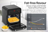NNEDSZ EUROCHEF 16L Air Fryer Electric Digital Airfryer Rotisserie Dry Large Big Cooker