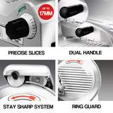 NNEDSZ EuroChef Commercial 10 Meat Slicer Food Cutting Machine Electric Deli Shaver