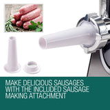 NNEDSZ EuroChef Meat Grinder Electric Stainless Steel Mincer Sausage Kebbe Maker