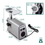 NNEDSZ EuroChef Meat Grinder Electric Stainless Steel Mincer Sausage Kebbe Maker