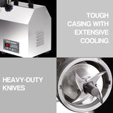 NNEDSZ EUROCHEF Meat Grinder Mincer Food Commercial Electric Machine Chopper Shredder