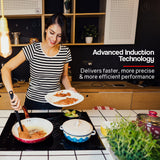 NNEDSZ EuroChef 60cm Induction Cook Top Cooktop Electric Hot Plate Hob Plate 4 Zone