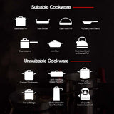 NNEDSZ EuroChef 60cm Induction Cook Top Cooktop Electric Hot Plate Hob Plate 4 Zone