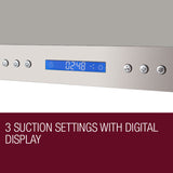 NNEDSZ EuroGrille Commercial Rangehood 1500mm Stainless Steel Outdoor Range Hood Canopy