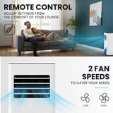 CARSON 2.05kW Portable Air Conditioner, Bluetec Edition, Dehumidifier & Fan Mode, Remote Control, 24hr Timer, Sleep Mode